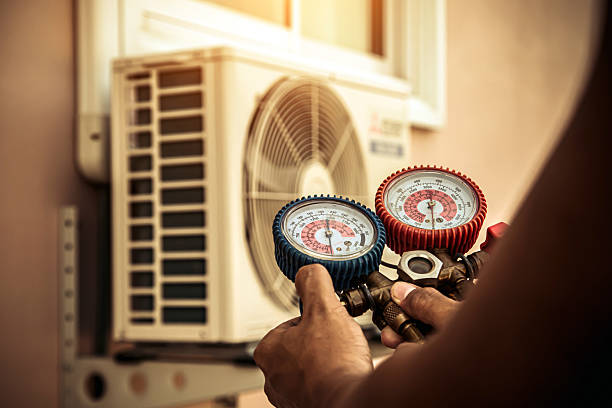 Professional Ductwork Repair technician working in Bristol, RI